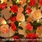 8.2 ft Artificial Rose Flower Garland with 30 LED String Lights – Hanging Faux Rose Vine for Garden, Wedding, Party, Birthday, Bedroom & Wall Décor